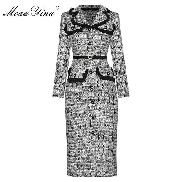 casual dresses moaayina fashion designer dress spring women tassel turn-down collar long sleeve single-breasted belt package hip, Black;gray
casual dresses moaayina fashion designer dress spring women tassel turn-down collar long sleeve single-breasted belt package hip, Black;gray