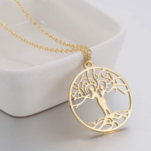 chokers wangaiyao fashion temperament stainless steel white pendant necklace round sacred tree wishing item jewelry female holi, Golden;silver
chokers wangaiyao fashion temperament stainless steel white pendant necklace round sacred tree wishing item jewelry female holi, Golden;silver