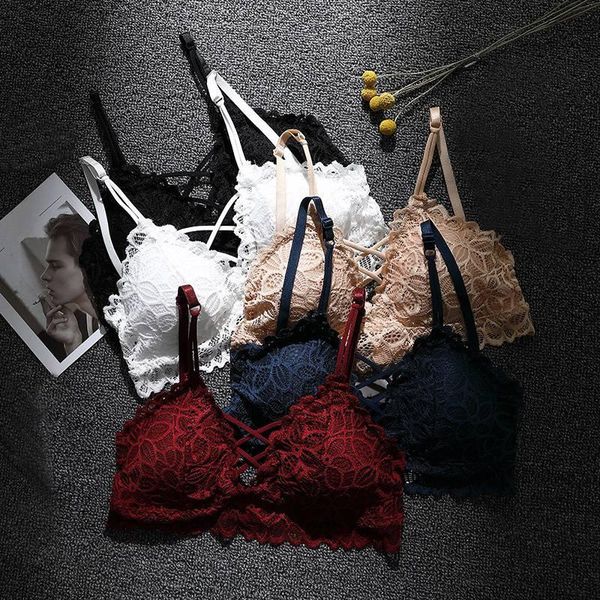 bras lingerie lace bralette underwear for women solid wireless padded push up bra wine red blue white black color*, Red;black
bras lingerie lace bralette underwear for women solid wireless padded push up bra wine red blue white black color*, Red;black