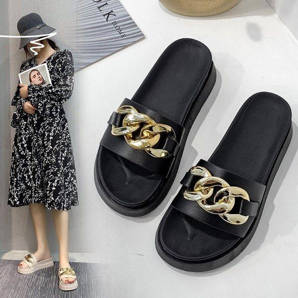 slippers niche design sense sandals and women's outer wear thick bottom 2021 summer ins tide beach flip flops, Black
slippers niche design sense sandals and women's outer wear thick bottom 2021 summer ins tide beach flip flops, Black