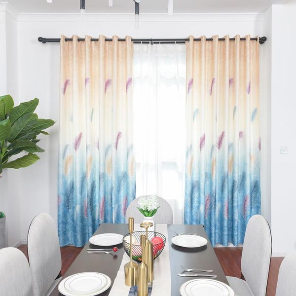 curtain & drapes feather printed curtains for living room bedroom window treatment linen thermal insulated blackout
curtain & drapes feather printed curtains for living room bedroom window treatment linen thermal insulated blackout