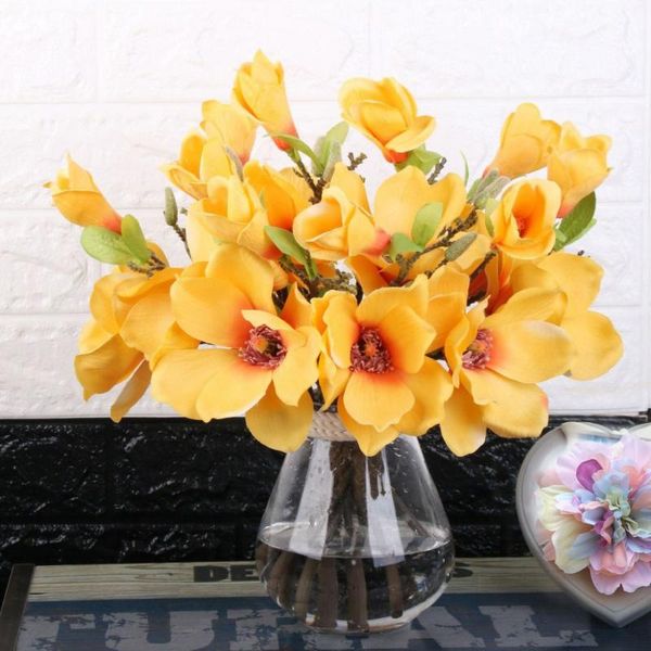 magnolia artificial flower 5branch lovely fabrics fake flowers handmade diy party home wedding decoration decor decorative & wreaths
magnolia artificial flower 5branch lovely fabrics fake flowers handmade diy party home wedding decoration decor decorative & wreaths