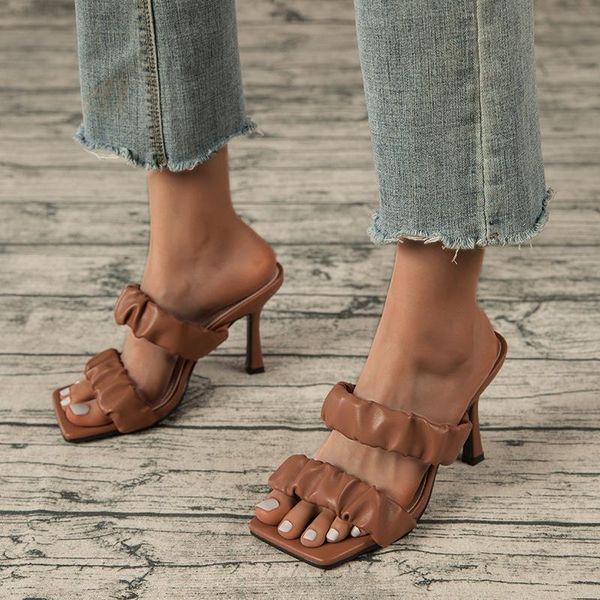 sandals women outdoor slippers thin heel shoes female slides ladies designer shoe 10cm casual footwear party fashion, Black
sandals women outdoor slippers thin heel shoes female slides ladies designer shoe 10cm casual footwear party fashion, Black
