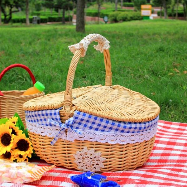 storage baskets picnic basket with lid and handle rattan woven outdoor country style wicker hamper
storage baskets picnic basket with lid and handle rattan woven outdoor country style wicker hamper