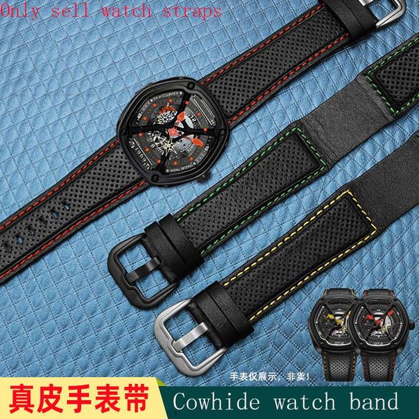 watch bands street fashion cowhide band men's 24mm for dietrich black dt wear-resistant leather strap, Black;brown
watch bands street fashion cowhide band men's 24mm for dietrich black dt wear-resistant leather strap, Black;brown