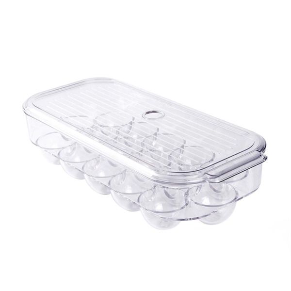 storage bottles & jars 16 blank plastic egg holder for refrigerator with handle lid fridge organizer safety box eggs
storage bottles & jars 16 blank plastic egg holder for refrigerator with handle lid fridge organizer safety box eggs