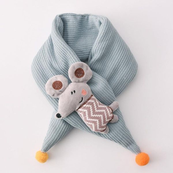 scarves kids cartoon animal knit shawls collar thickening scarf baby boys and girls winter knitted clothes, Blue;gray
scarves kids cartoon animal knit shawls collar thickening scarf baby boys and girls winter knitted clothes, Blue;gray