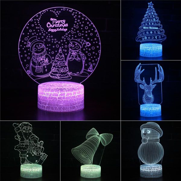 night light christmas 3d nightlight series nightlight led remote control touch crack eve lights
night light christmas 3d nightlight series nightlight led remote control touch crack eve lights