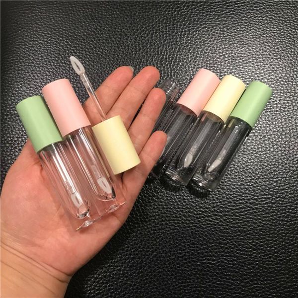 3.5ml transparent lip gloss tubes heart clear wand glaze bottle empty packing container yellow pink green cap storage bottles & jars
3.5ml transparent lip gloss tubes heart clear wand glaze bottle empty packing container yellow pink green cap storage bottles & jars