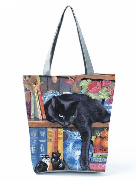 evening bags black cat printed eco reusable female shopping bag animal large capacity shoulder well made travel tote linencustom pattern
evening bags black cat printed eco reusable female shopping bag animal large capacity shoulder well made travel tote linencustom pattern