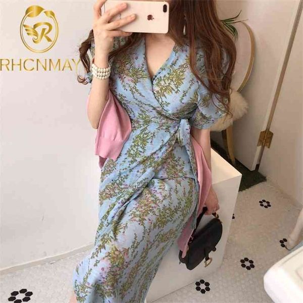 korean style slim waist lady long dress puff sleeve cross v-neck split floral chiffon women fashion printing pencil 210520, Black;gray
korean style slim waist lady long dress puff sleeve cross v-neck split floral chiffon women fashion printing pencil 210520, Black;gray