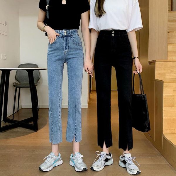 women's jeans women slim side-split student summer denim ankle length flare trouser solid stretchy ulzzang vintage high street cozy jea, Blue
women's jeans women slim side-split student summer denim ankle length flare trouser solid stretchy ulzzang vintage high street cozy jea, Blue