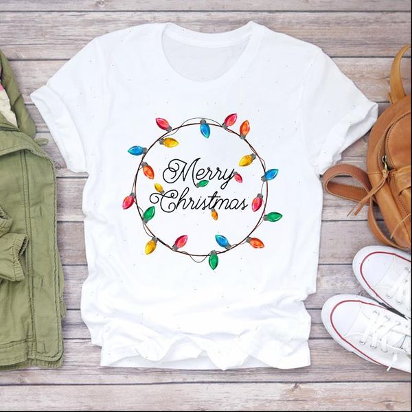 christmas light happy year winter women t shirts season holiday print graphic tee shirt, White
christmas light happy year winter women t shirts season holiday print graphic tee shirt, White