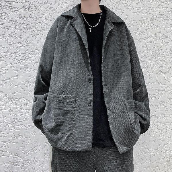 spring and autumn youth loose men's solid color basic jacket fashion casual single-breasted black/grey jackets, Black;brown
spring and autumn youth loose men's solid color basic jacket fashion casual single-breasted black/grey jackets, Black;brown