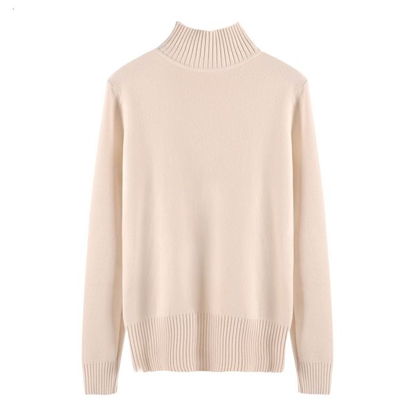 women's sweaters korean style loose women pullover casual half turtleneck long sleeve knit female jumpers solid basic sweater j3v8, White;black
women's sweaters korean style loose women pullover casual half turtleneck long sleeve knit female jumpers solid basic sweater j3v8, White;black