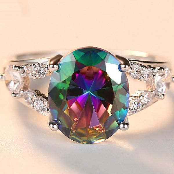 Glamour Lady Ring Rainbow Zircon Round Fashion Creative Closed Metal Colorful Decoration Set Party Wedding Jewelry Gift Rings, Slivery;golden
Glamour Lady Ring Rainbow Zircon Round Fashion Creative Closed Metal Colorful Decoration Set Party Wedding Jewelry Gift Rings, Slivery;golden
