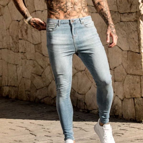 casual full men pants fashion washed denim pants hip hop jeans streetwear slim fit stretch biker jeans male pencil denim trouser x0621, Blue
casual full men pants fashion washed denim pants hip hop jeans streetwear slim fit stretch biker jeans male pencil denim trouser x0621, Blue