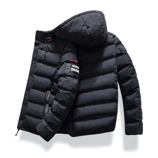 men's down & parkas drop fashion men winter jacket coat hooded warm mens casual slim fit student male overcoat streetwear, Black
men's down & parkas drop fashion men winter jacket coat hooded warm mens casual slim fit student male overcoat streetwear, Black