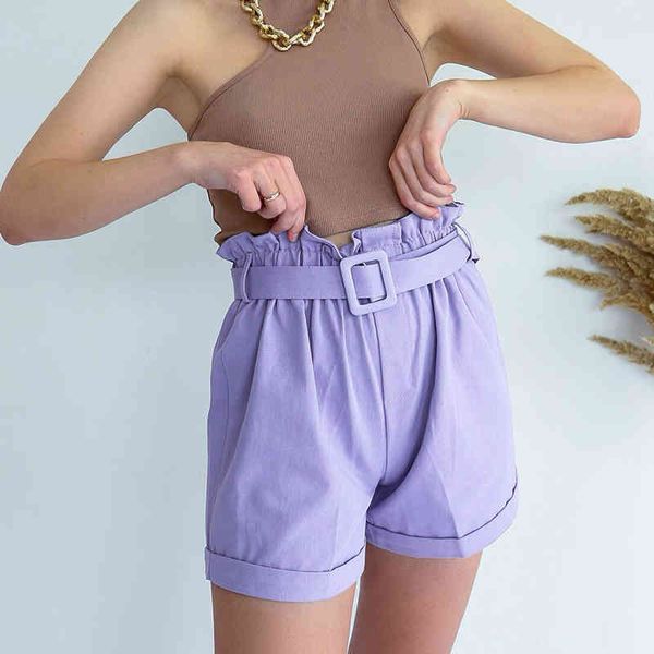 elegant cotton shorts womens summer wild leisure bead bud wide leg shorts high waist slimming shorts with a belt 210514, White;black
elegant cotton shorts womens summer wild leisure bead bud wide leg shorts high waist slimming shorts with a belt 210514, White;black