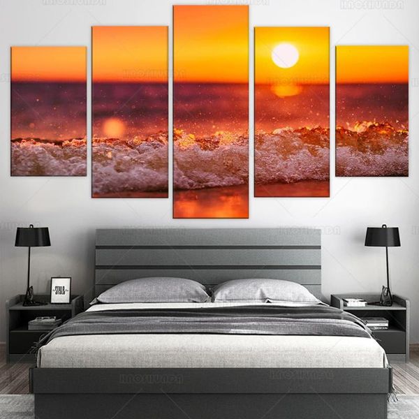 paintings red ocean wall art decor sea beach on tropical island at sunset canvas pictures artwork 5 panel seascape painting prints
paintings red ocean wall art decor sea beach on tropical island at sunset canvas pictures artwork 5 panel seascape painting prints