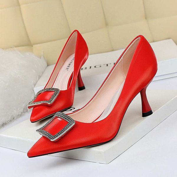dress shoes 2021 women 7cm high heels crystal pumps plus size .5 pointed toe luxury lady low scarpins yellow neon green office, Black
dress shoes 2021 women 7cm high heels crystal pumps plus size .5 pointed toe luxury lady low scarpins yellow neon green office, Black