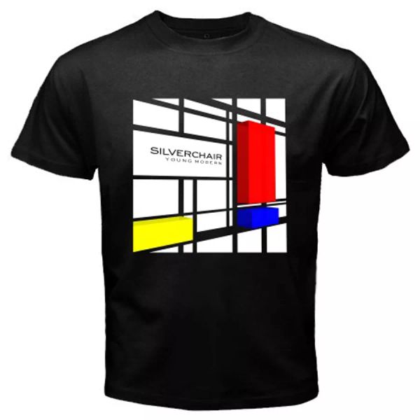 new silverchair young and modern logo men's black t-shirt size s to 3xl, White;black
new silverchair young and modern logo men's black t-shirt size s to 3xl, White;black