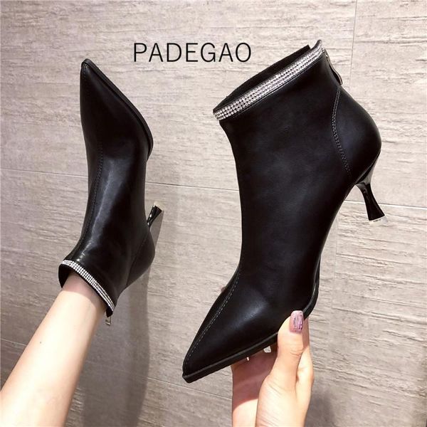 boots 2021 autumn women solid black crystal elegant zipper high-heeled bling casual riding1
boots 2021 autumn women solid black crystal elegant zipper high-heeled bling casual riding1