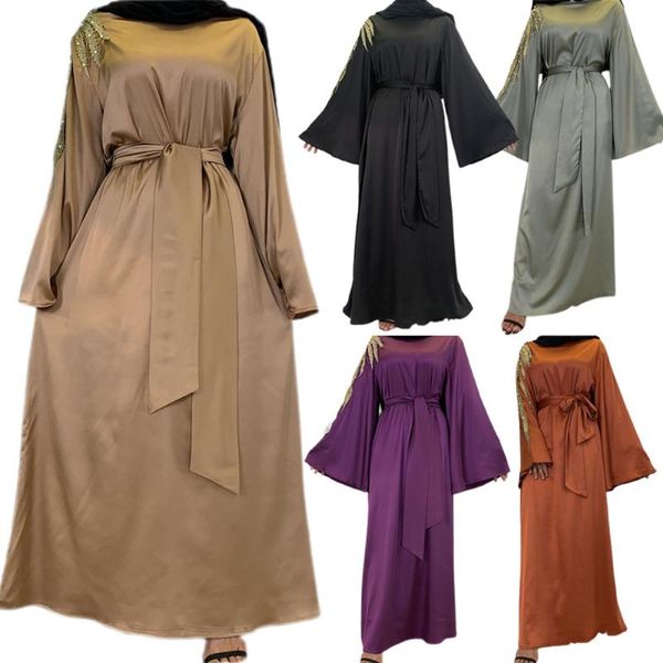 ethnic clothing middle east dubai satin beads abayas muslim women arabic long dress islamic maxi robe ramadan party jilbab kaftan malaysia g, Red
ethnic clothing middle east dubai satin beads abayas muslim women arabic long dress islamic maxi robe ramadan party jilbab kaftan malaysia g, Red