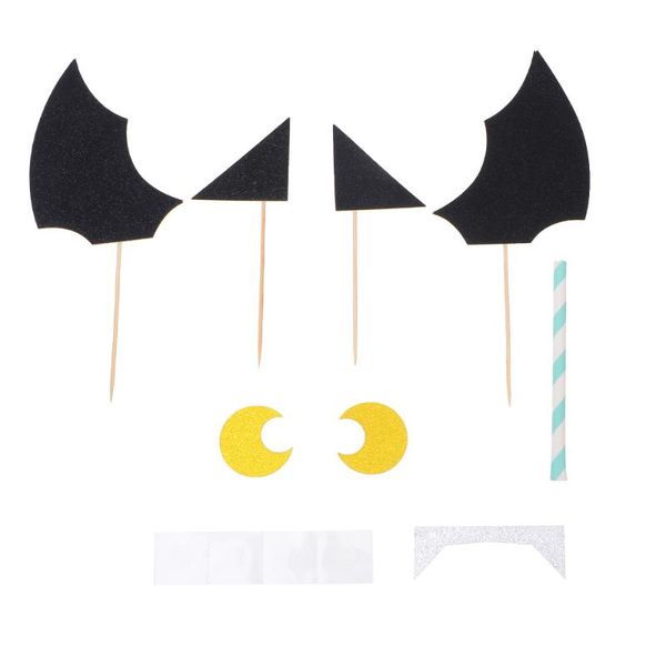 other festive & party supplies 6pcs cake insert cards pattern decor po props (black)
other festive & party supplies 6pcs cake insert cards pattern decor po props (black)
