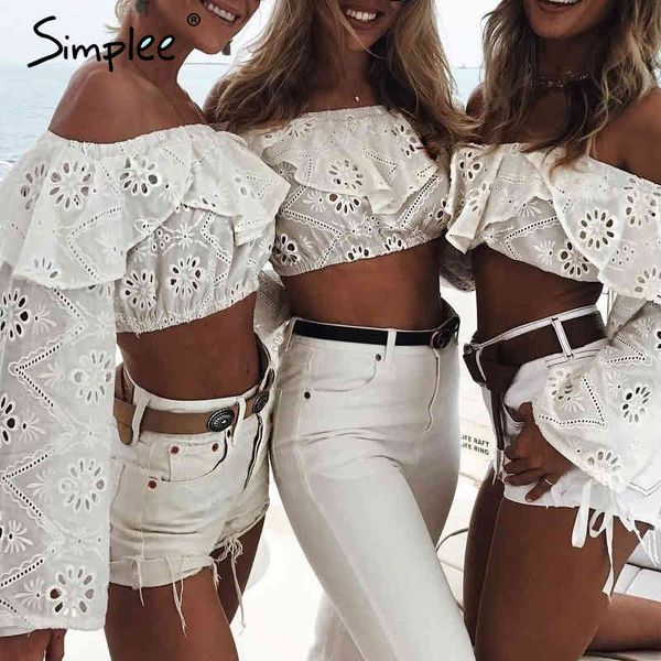 off shoulder ruffles hollow out women long sleeve split tank crop autumn streetwear blouse female 210414, White
off shoulder ruffles hollow out women long sleeve split tank crop autumn streetwear blouse female 210414, White
