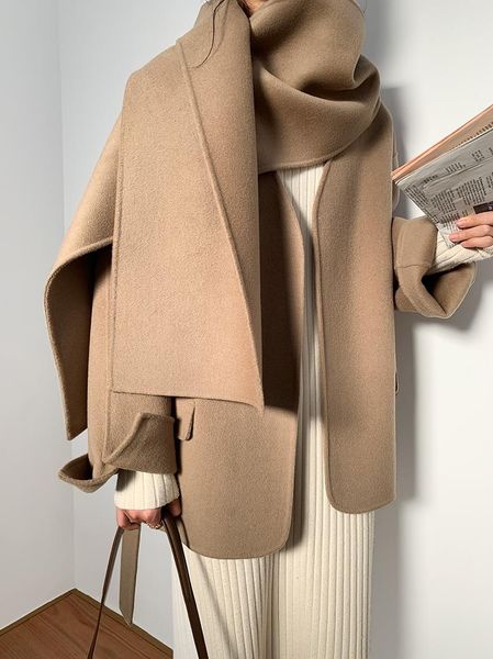 women's wool & blends womens 2021 luxury pocho style classic cashmere blend coat st178, Black
women's wool & blends womens 2021 luxury pocho style classic cashmere blend coat st178, Black