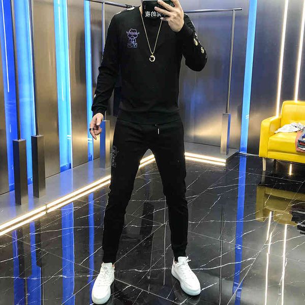hoodies korean suit autumn fine versatile adjustment of cartoon drill pants beautiful two male, Black
hoodies korean suit autumn fine versatile adjustment of cartoon drill pants beautiful two male, Black
