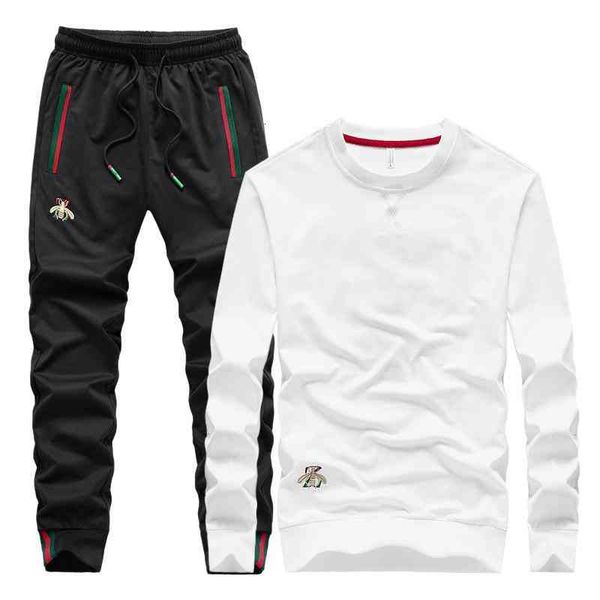 men's tracksuits autumn embroidered fashion pant o-neck long sleeved casual suit tracksuit men track two piece streetwear clothes sweat, Gray
men's tracksuits autumn embroidered fashion pant o-neck long sleeved casual suit tracksuit men track two piece streetwear clothes sweat, Gray
