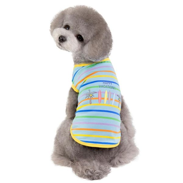 dog apparel cool puppy clothing stripe o-neck sleeveless t shirts pet clothes for costume small dogs cat vest
dog apparel cool puppy clothing stripe o-neck sleeveless t shirts pet clothes for costume small dogs cat vest