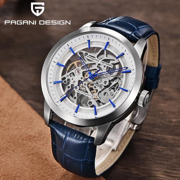 wristwatches pagani design brand automatic hollow leather men's wrist watches luxury mechanical male clock relogio masculino, Slivery;brown
wristwatches pagani design brand automatic hollow leather men's wrist watches luxury mechanical male clock relogio masculino, Slivery;brown