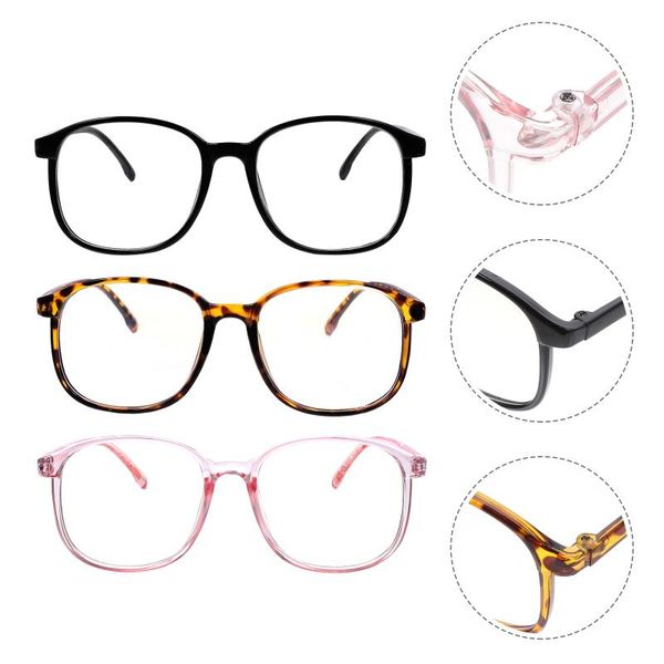 sunglasses 3 pairs practical glasses blue light gaming (assorted color), White;black
sunglasses 3 pairs practical glasses blue light gaming (assorted color), White;black