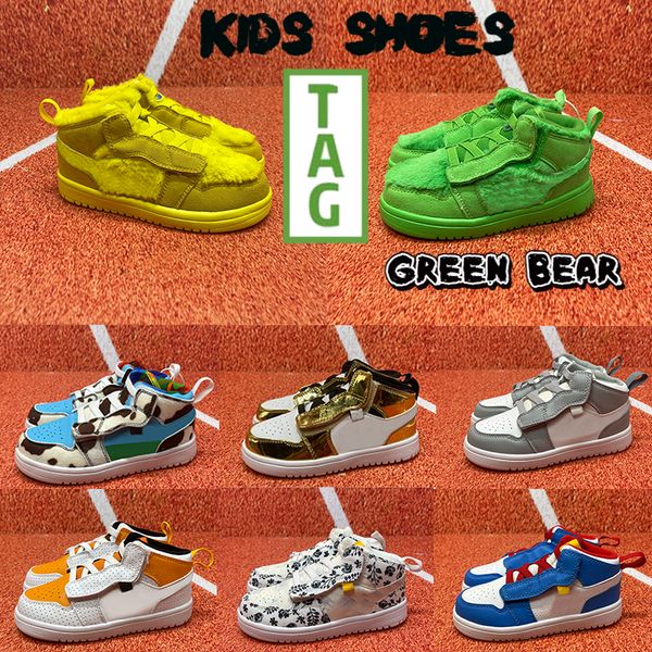 green yellow bear kids basketball shoes cactus jack white print metallic gold laser orange chunky dunky shattered backboard light smoke grey
green yellow bear kids basketball shoes cactus jack white print metallic gold laser orange chunky dunky shattered backboard light smoke grey