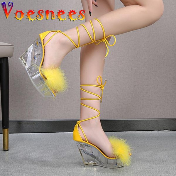 dress shoes voesnees 2021 summer women's wedges ankle strap fur sandals crystal platform high heels 10cm ladies wedding, Black
dress shoes voesnees 2021 summer women's wedges ankle strap fur sandals crystal platform high heels 10cm ladies wedding, Black