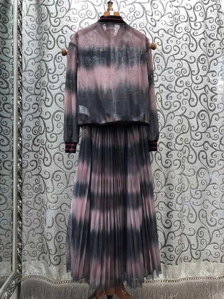 two piece dress ladies skirt jacket sets spring summer women gradient color print coat+mid-calf length pleated skirt set suit c 9shm, White
two piece dress ladies skirt jacket sets spring summer women gradient color print coat+mid-calf length pleated skirt set suit c 9shm, White