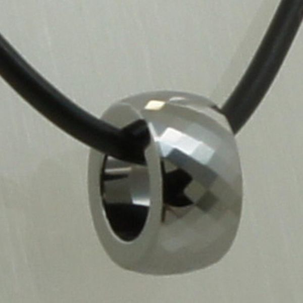 pendant necklaces multi facet rolling circle sweater leather/steel chain tungsten necklace, Silver
pendant necklaces multi facet rolling circle sweater leather/steel chain tungsten necklace, Silver