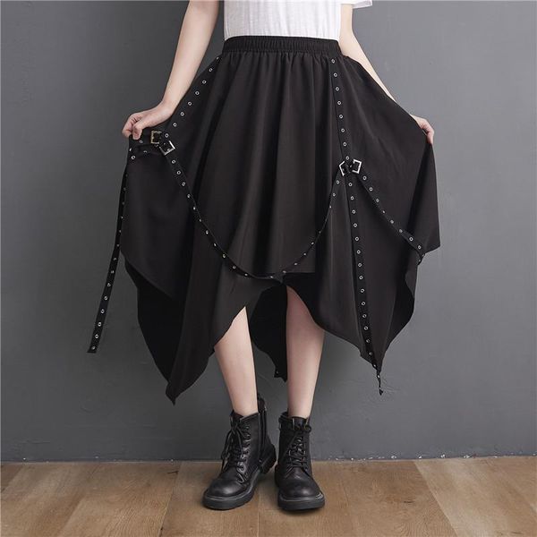 skirts 2021 summer fashion women wear high waist irregular dark webbing buckle mid-length skirt for #2930, Black
skirts 2021 summer fashion women wear high waist irregular dark webbing buckle mid-length skirt for #2930, Black