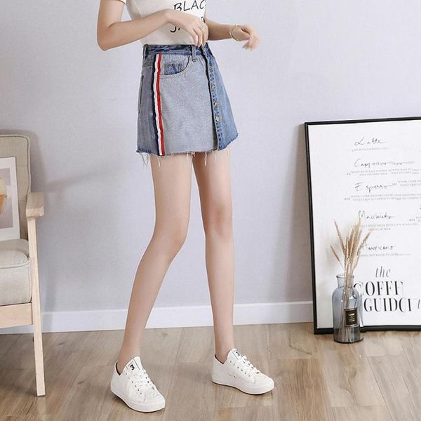 skirts fashion women high waist denim slim skirt streetwear ladies single breasted a stripe simple daily tumblr style, Black
skirts fashion women high waist denim slim skirt streetwear ladies single breasted a stripe simple daily tumblr style, Black
