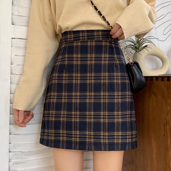25 summer plaid pencil harajuku womens skirt high waist mini lining with shorts korean streetwear vintage, Black
25 summer plaid pencil harajuku womens skirt high waist mini lining with shorts korean streetwear vintage, Black