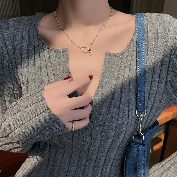 korean personality simple pendant necklace for women buds shape temperament sweet girl fashion jewelry accessories necklaces, Silver
korean personality simple pendant necklace for women buds shape temperament sweet girl fashion jewelry accessories necklaces, Silver