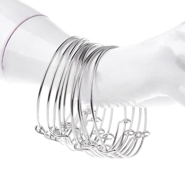 10pcs lady adjustable expandable open diy jewelry making tools wire wrapped bracelets bangles for women silver 925 bangle, Black
10pcs lady adjustable expandable open diy jewelry making tools wire wrapped bracelets bangles for women silver 925 bangle, Black