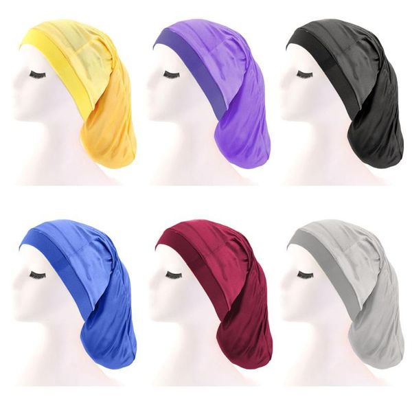 beanie/skull caps women satin cap wide elastic band bonnet turban baggy muslim hair loss chemo hat cover beanies skullies arab sleeping, Blue;gray
beanie/skull caps women satin cap wide elastic band bonnet turban baggy muslim hair loss chemo hat cover beanies skullies arab sleeping, Blue;gray