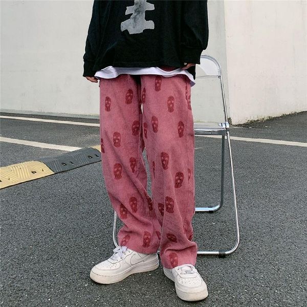 women's pants & capris corduroy female 2021 summer streetwear retro straight-leg trousers y2k baggy hip-hop funny skull bottoms unisex, Black;white
women's pants & capris corduroy female 2021 summer streetwear retro straight-leg trousers y2k baggy hip-hop funny skull bottoms unisex, Black;white