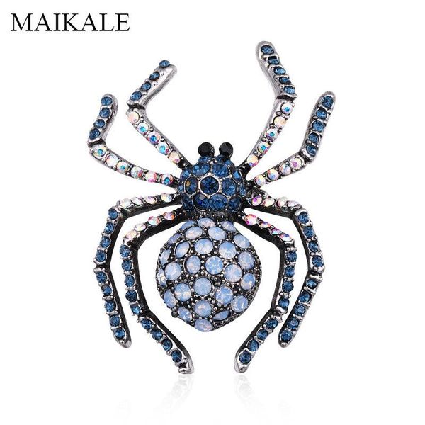 pins, brooches maikale crystal spider for women cz rhinestone insect brooch pins girls collar shirt jewelry elegant accessories gifts, Gray 
pins, brooches maikale crystal spider for women cz rhinestone insect brooch pins girls collar shirt jewelry elegant accessories gifts, Gray