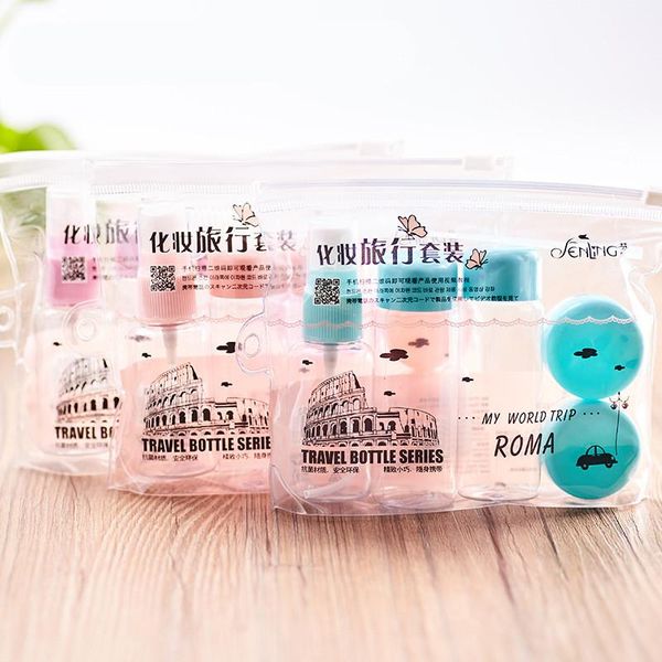 storage bottles & jars portable mini women transparent refillable plastic points bottling kit makeup bottle set 7pcs
storage bottles & jars portable mini women transparent refillable plastic points bottling kit makeup bottle set 7pcs