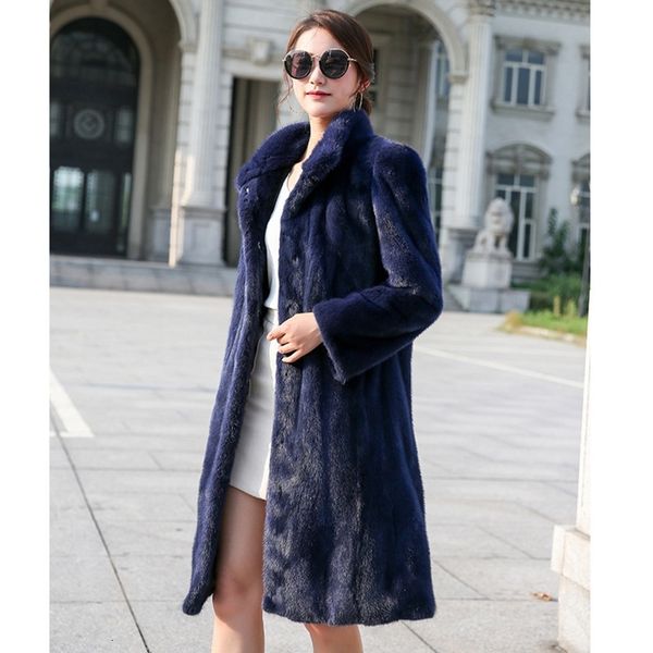 women's wool & blends est womens stand collar long sleeve fake mink fur jackets large size fashion female man-made overcoat s/6xl, Black 
women's wool & blends est womens stand collar long sleeve fake mink fur jackets large size fashion female man-made overcoat s/6xl, Black